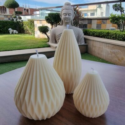 3 Pear Candles Gift Set