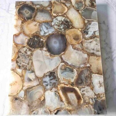 Real Agate Stone Tray/Platter, Rectangular, Personalised