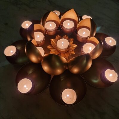 Traditional Gift Lotus Tealight Candle Holder My Artsy Decor Online Store