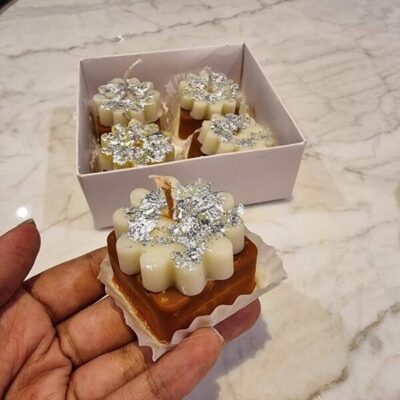 4 Barfi Candles