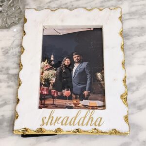 Personalised Marble Photo Frame My Artsy Decor Online Store1