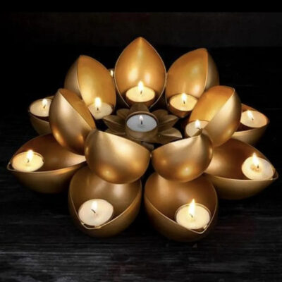 Traditional Gift Lotus Tealight Candle Holder My Artsy Decor Online Store