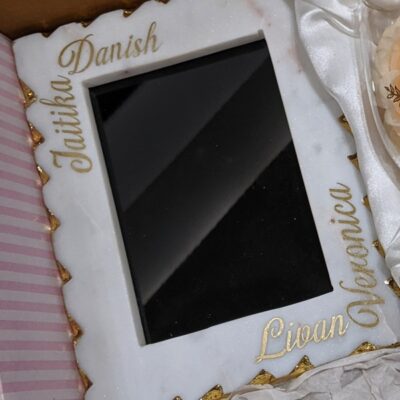Personalised Marble Photo Frame My Artsy Decor Online Store1
