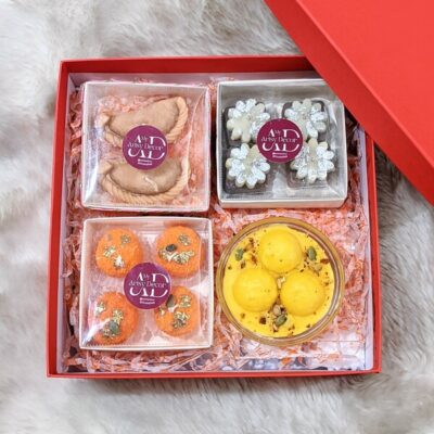 A Mixed of Laddu, Barfi and Rasmalai Candles