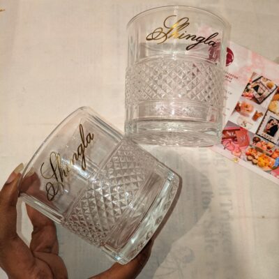 Personalised Whiskey Glasses, Set of 2