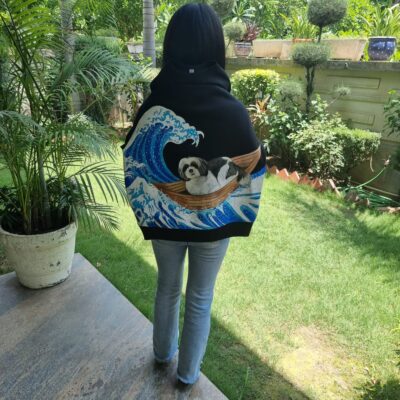 Handpainted Hoodie: Love for My Pet