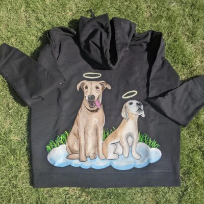 Handpainted Pet Hoodie