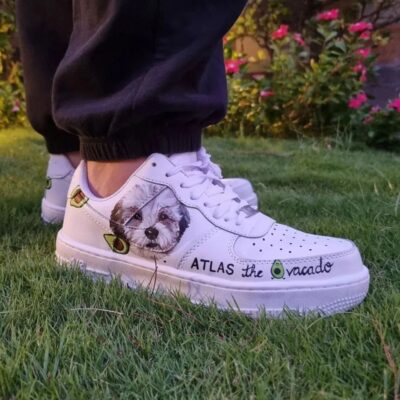 Handpainted Pet Portrait on My Sneakers