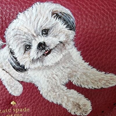 Handpainting on Bag: My Pet Love