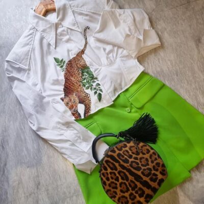 Handpainted Tiger on My Shirt