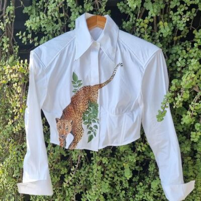 Handpainted Tiger on My Shirt